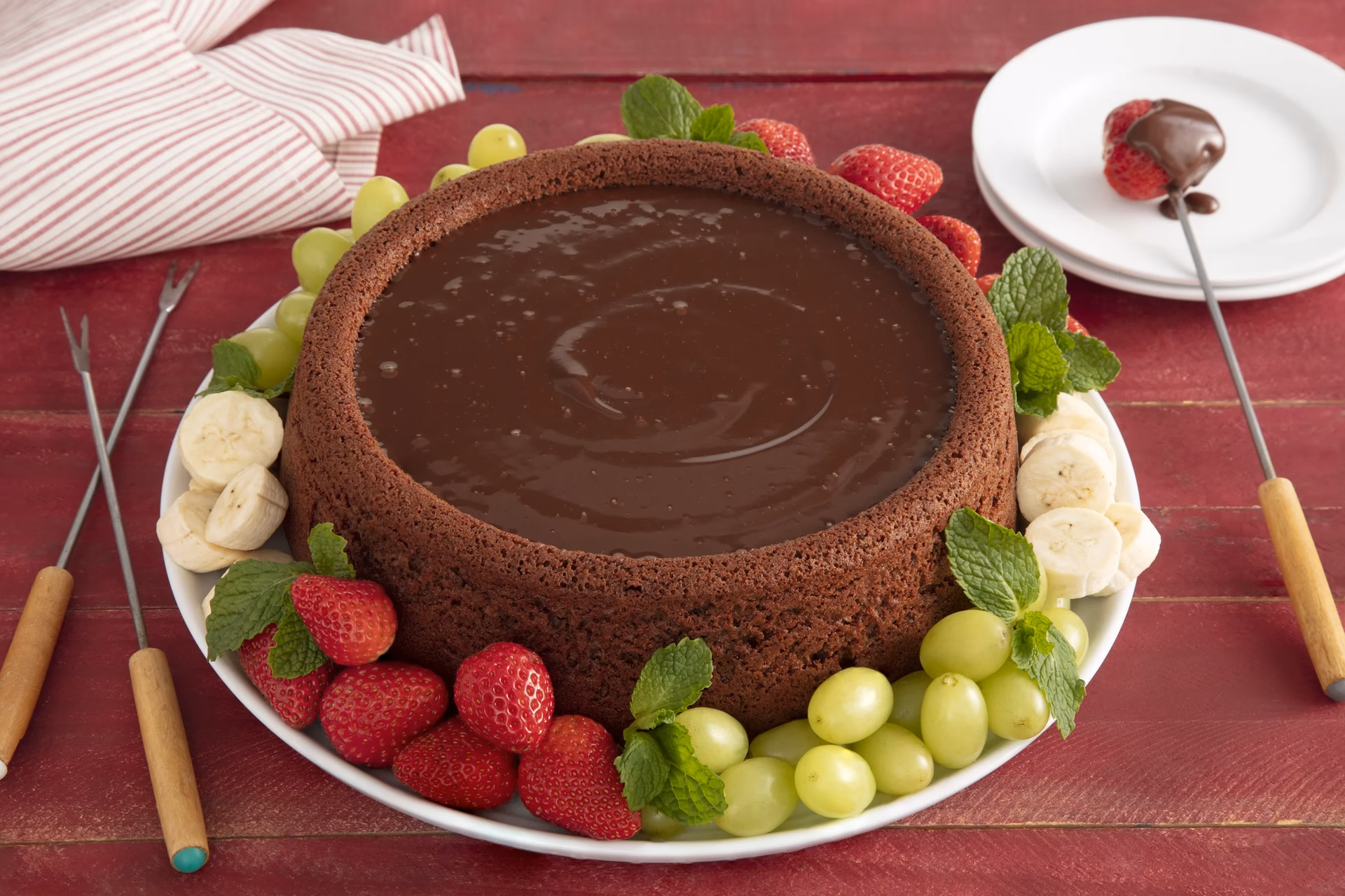 ¿Cómo hacer un fondue de chocolate blanco?