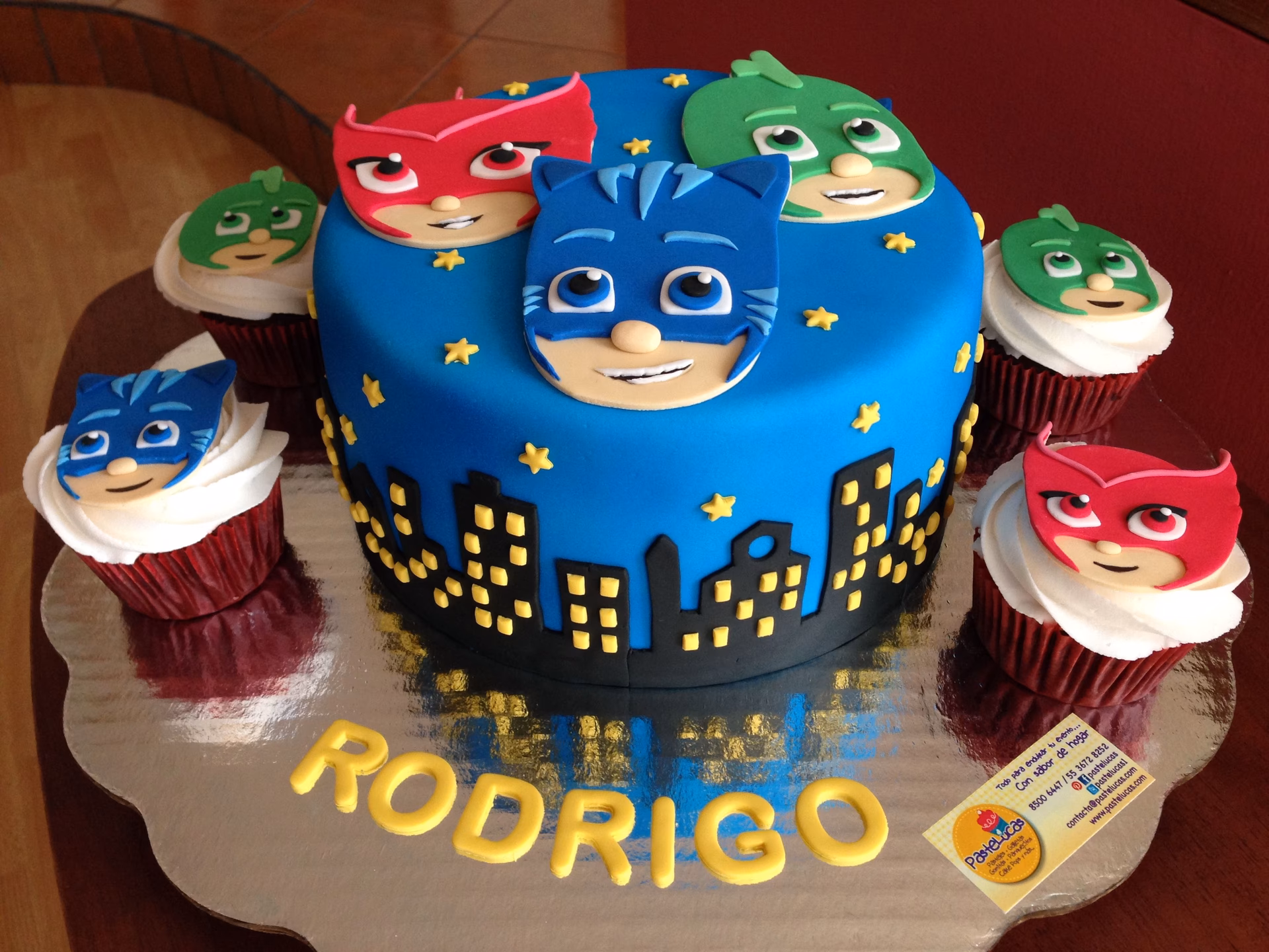 ¿Qué son las cápsulas de PJ Masks para cupcakes?