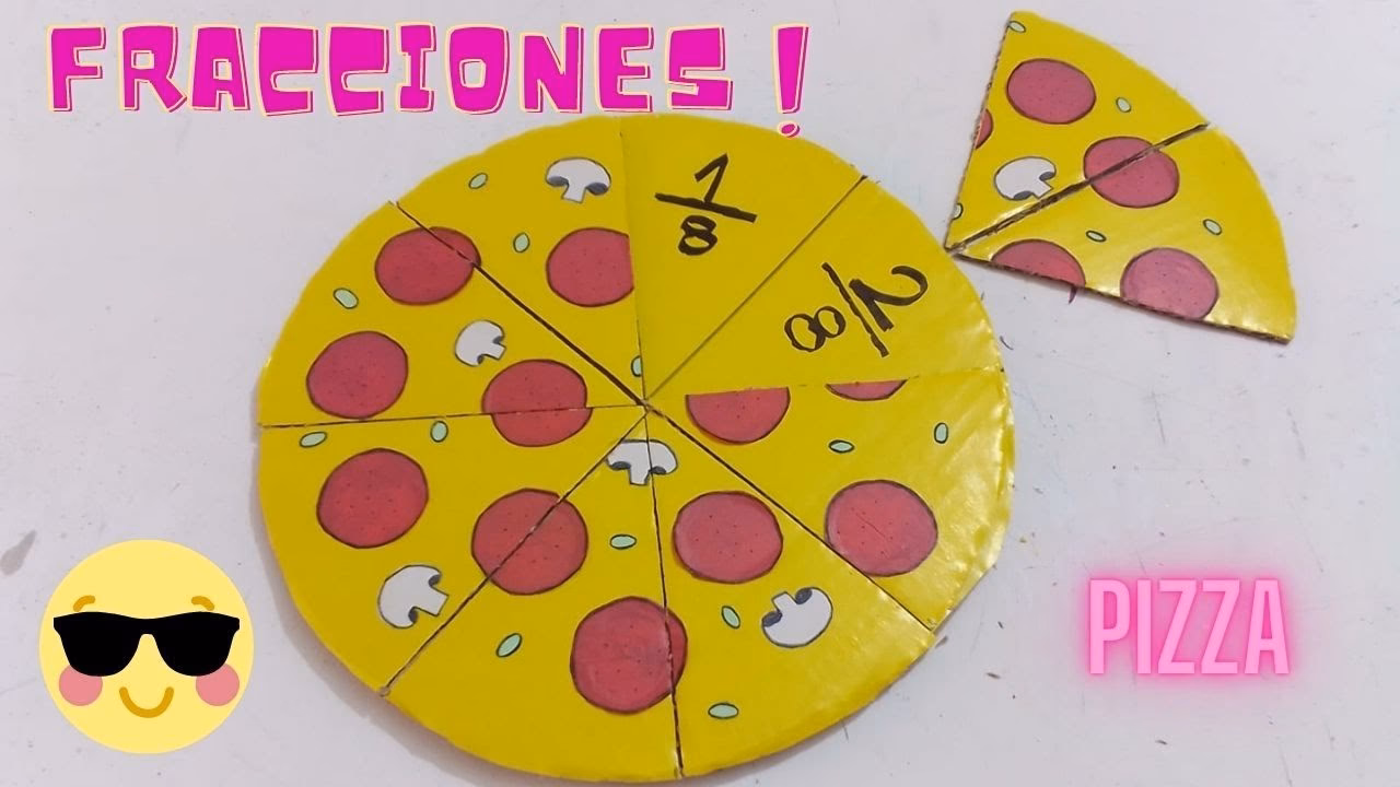 ¿Qué es una fracción de pizza?