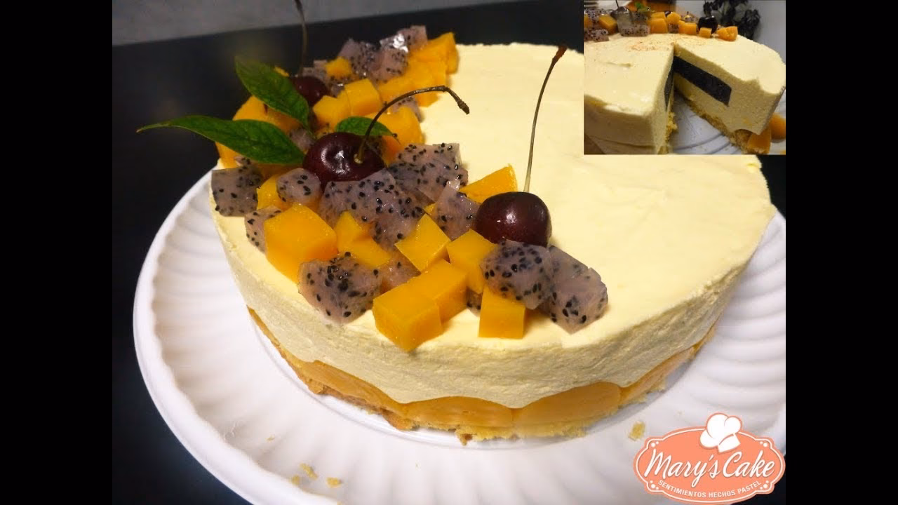 ¿Cómo preparar una tarta cremosa de pitahaya?