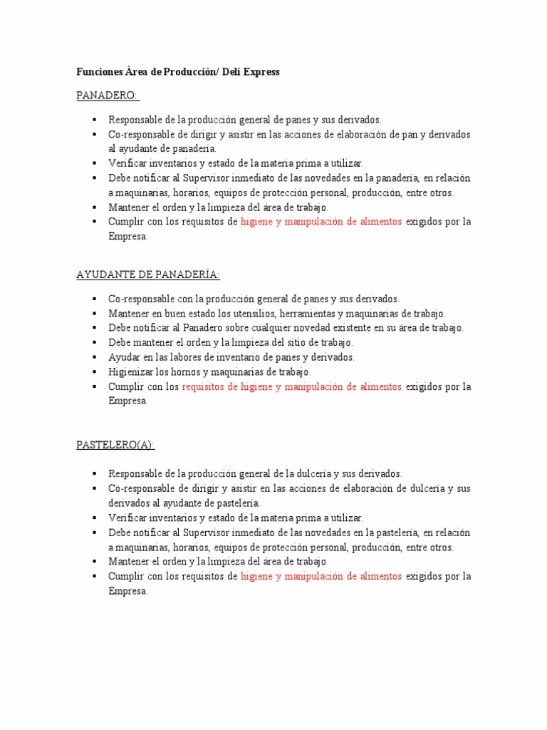 ¿Qué es la organización de la pastelera?