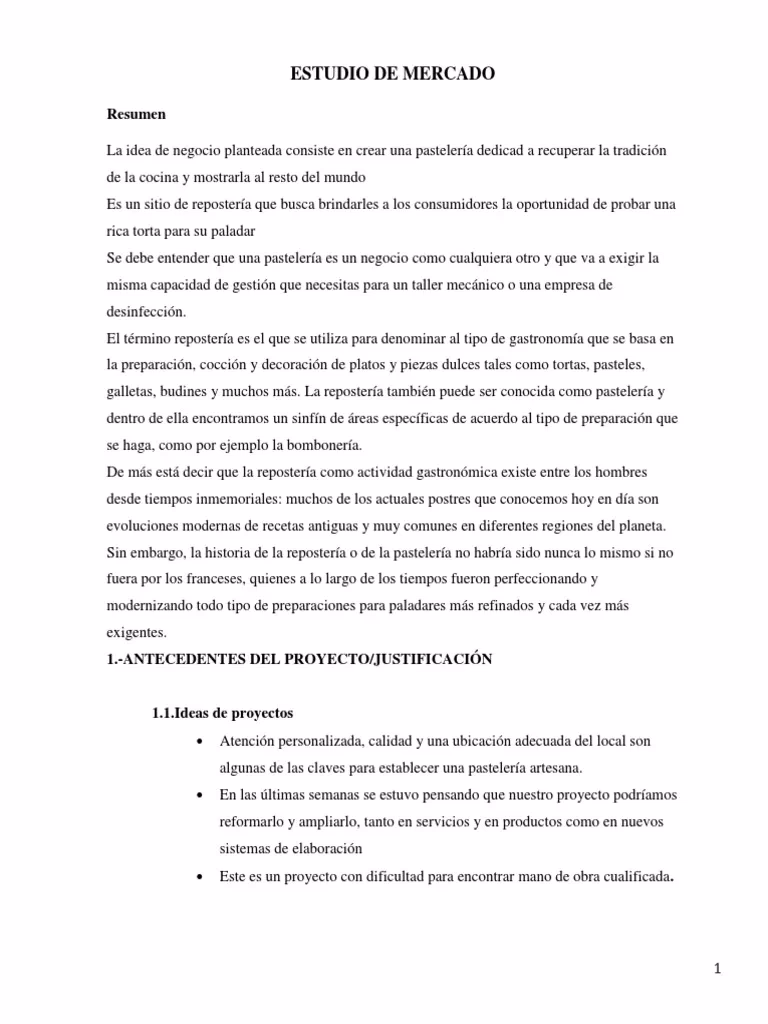 ¿Cómo ha evolucionado el mercado de tortas y bocaditos en los últimos años?