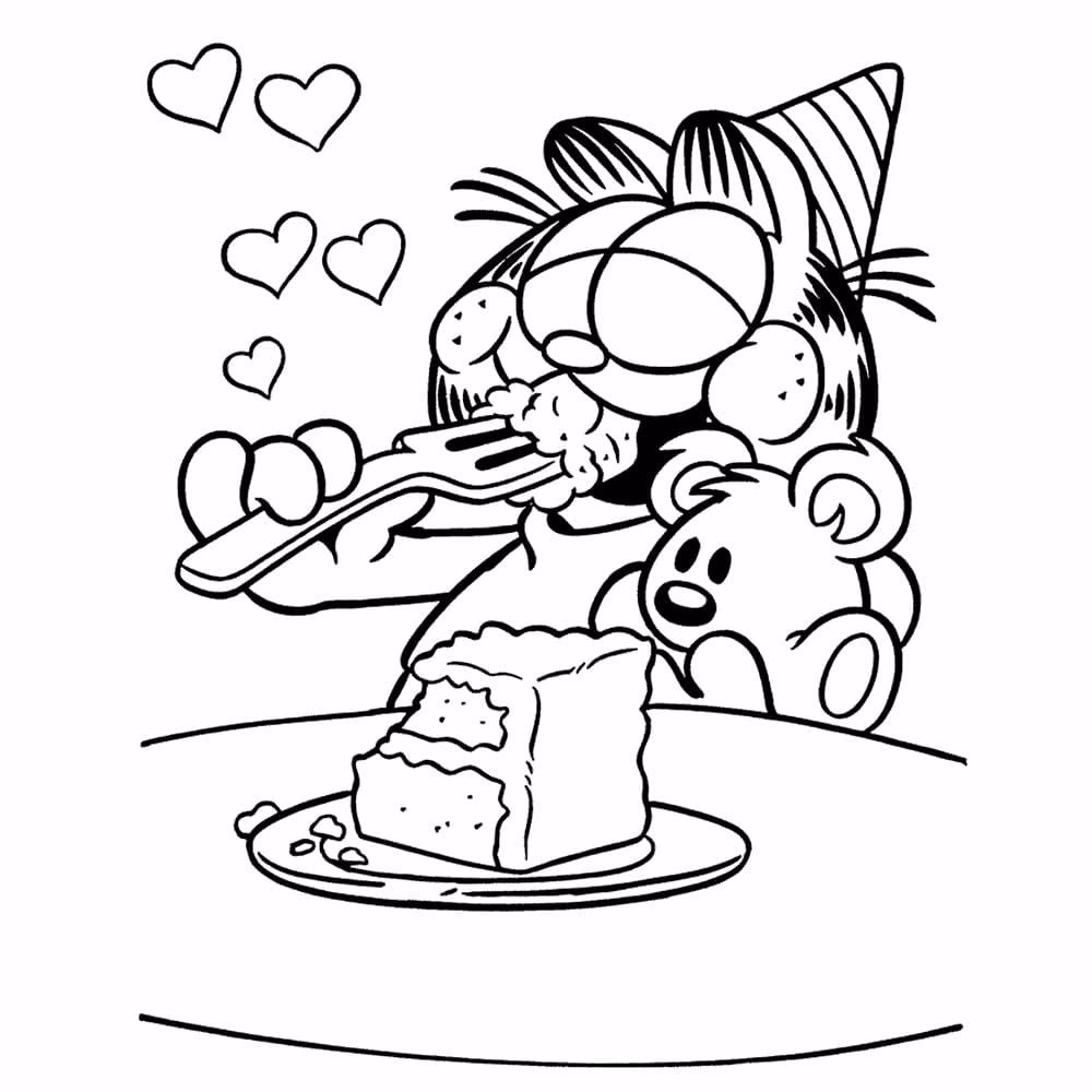 ¿Cómo se puede expresar creatividad con hojas para colorear de Garfield?