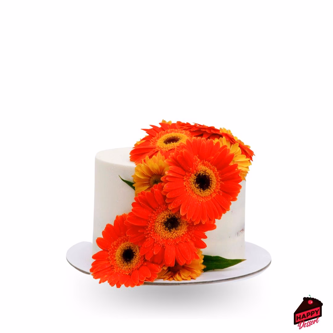 ¿Qué es la gerbera de flores naranjas?