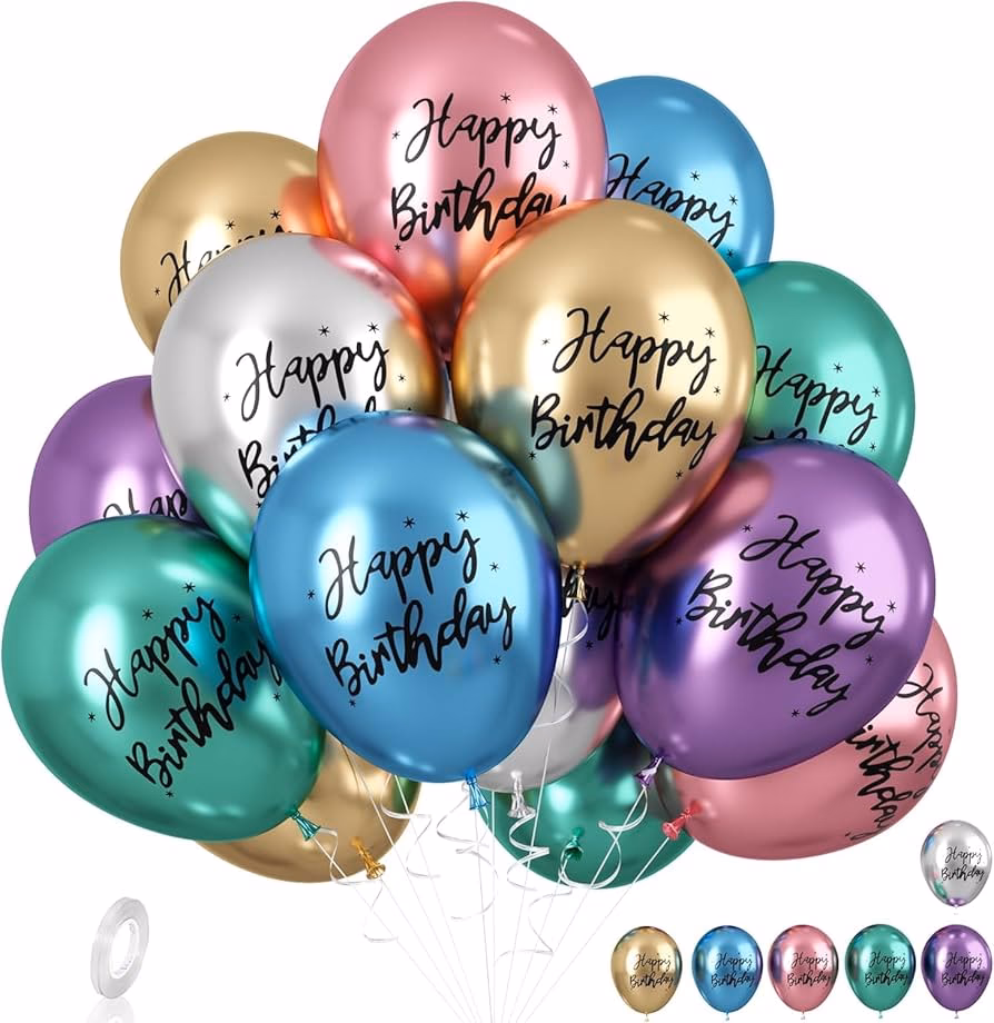 ¿Cómo decorar accesorios con globos metálicos?
