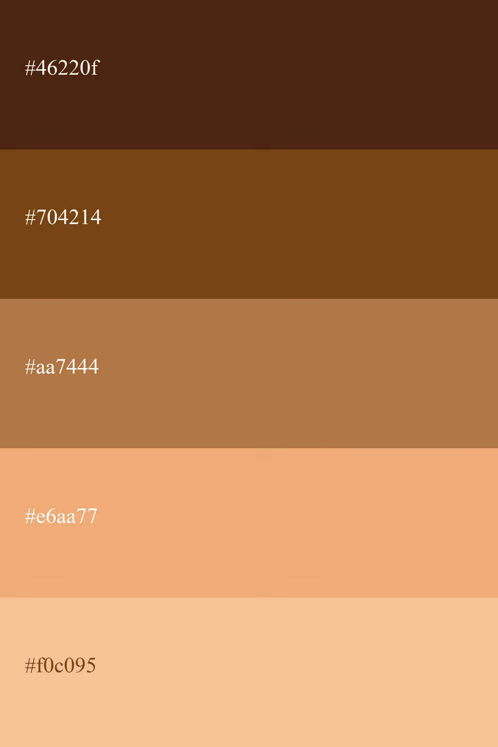 ¿Cómo conseguir un color marrón oscuro?