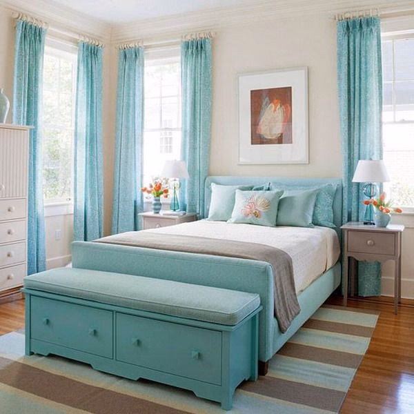 ¿Cómo decorar una estancia con colores turquesas?