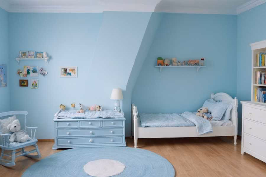 ¿Qué combinación de colores está de moda para un dormitorio infantil?