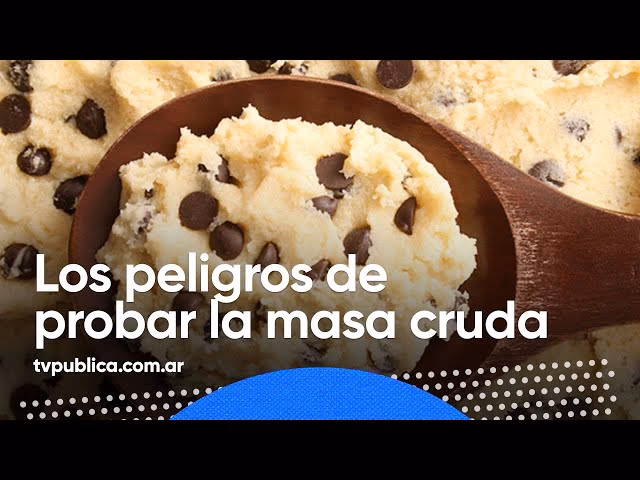 ¿Qué pasa si tomo masa cruda?