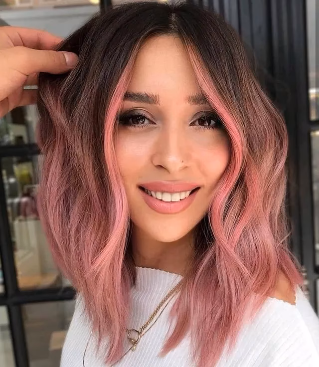 What color is Fuschia hair?