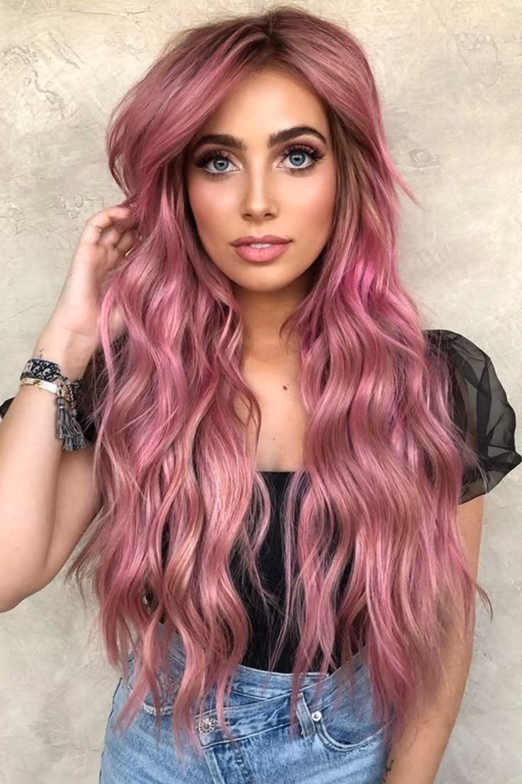 What color is Fuschia hair?