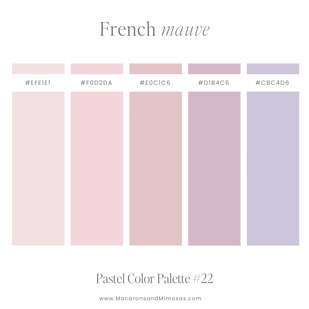 What color is pink & grey pastels?