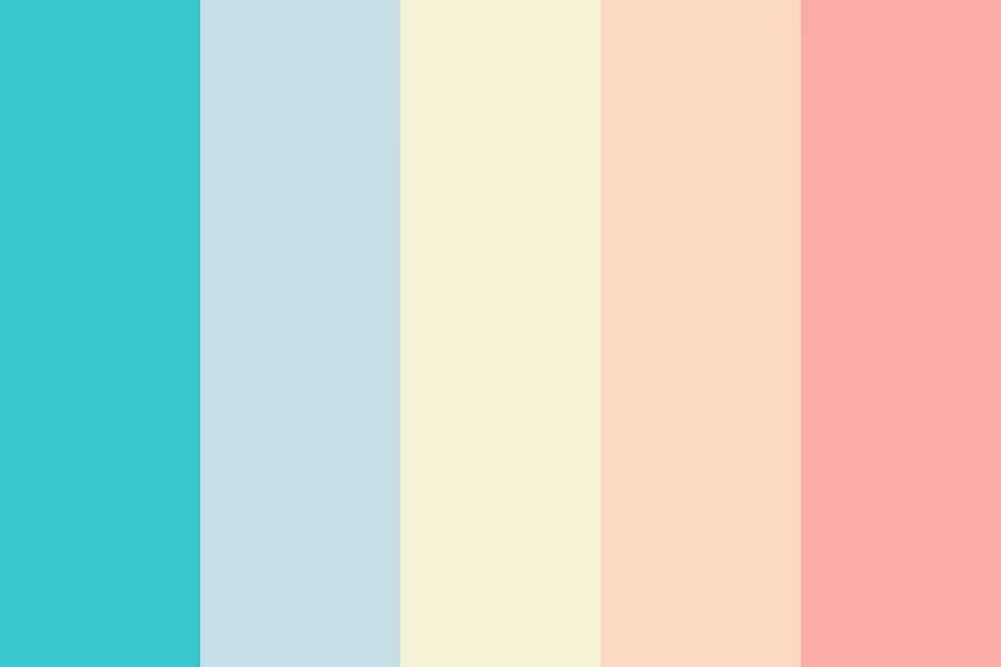 What are ice cream color palettes?
