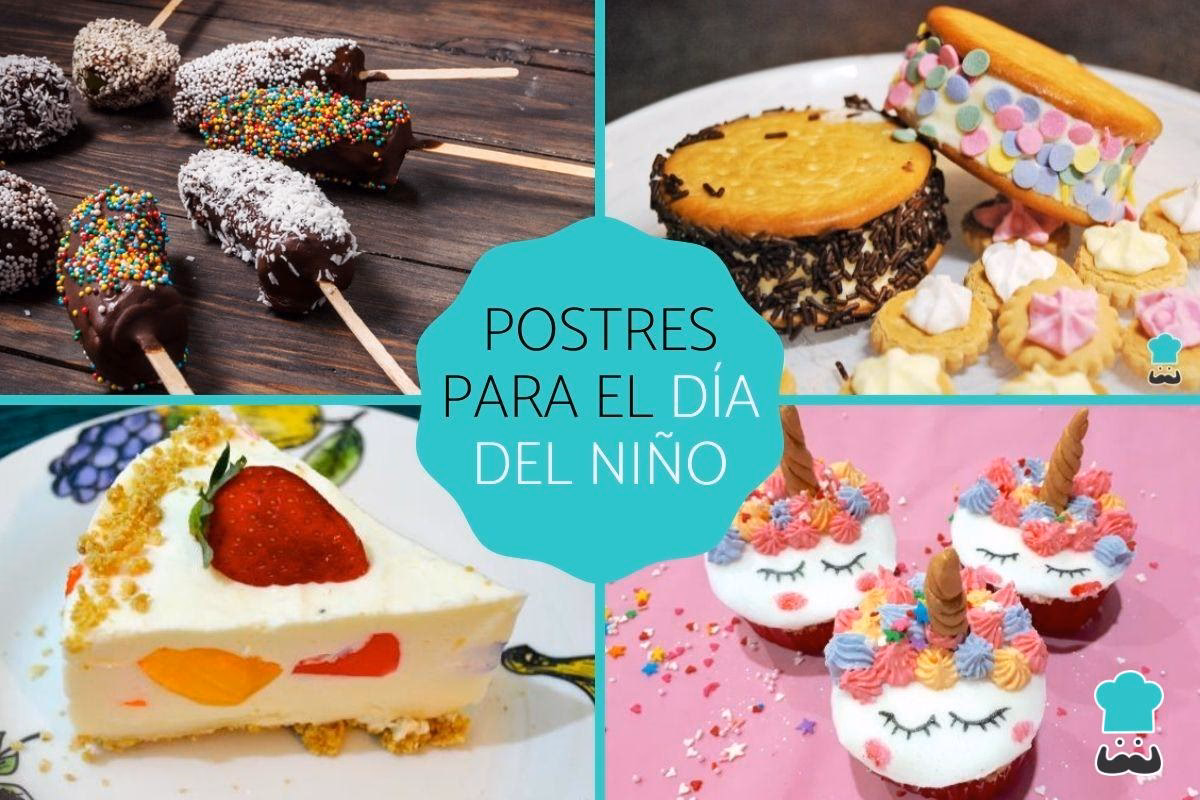 ¿Cuáles son los mejores postres para el día del niño?