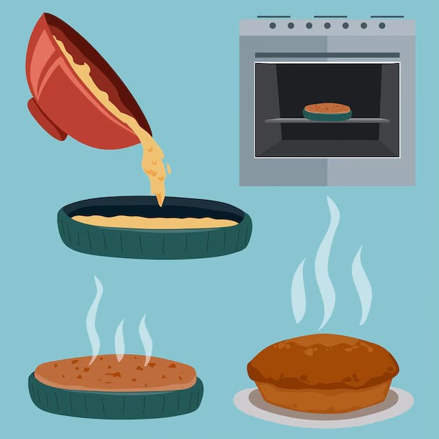 ¿Cómo decorar un pastel en el horno?