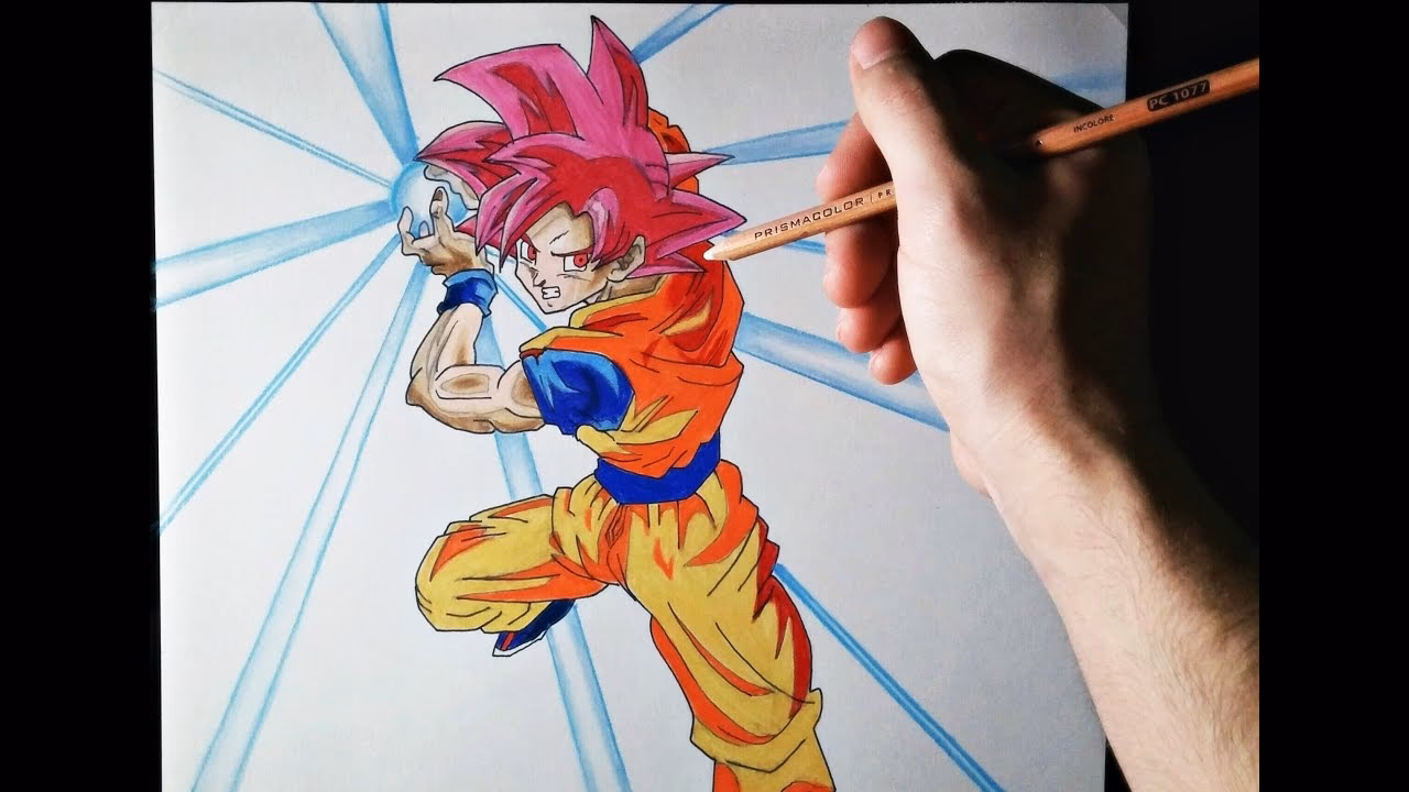 ¿Qué demuestra Trunks en el dibujo para colorear de Dragon Ball Z?