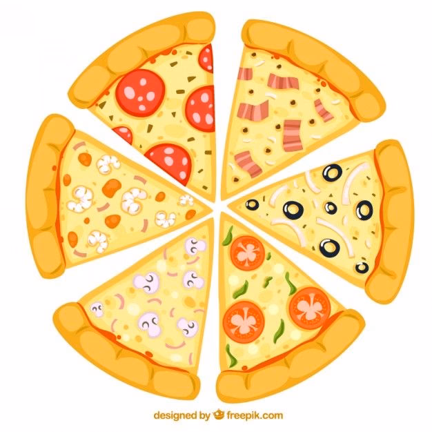 ¿Dónde puedo encontrar dibujos de pizza para colorear y pintar en línea?