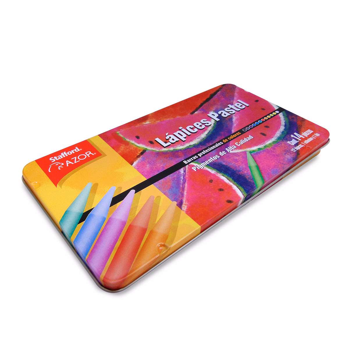 ¿Cuántos colores tienen los pasteles inktense?