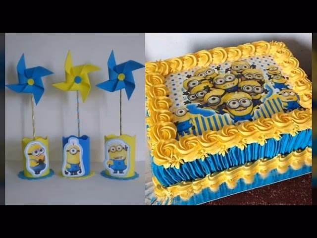 ¿Cómo decorar una mesa de postres para fiesta de Minions?