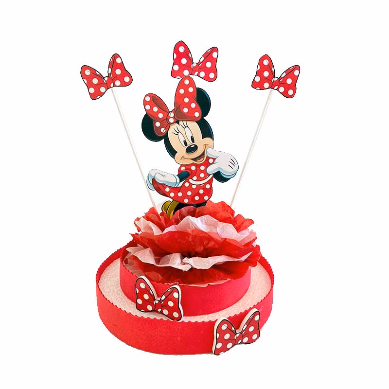 ¿Qué son las tortas de Minnie Rosa y dorado?
