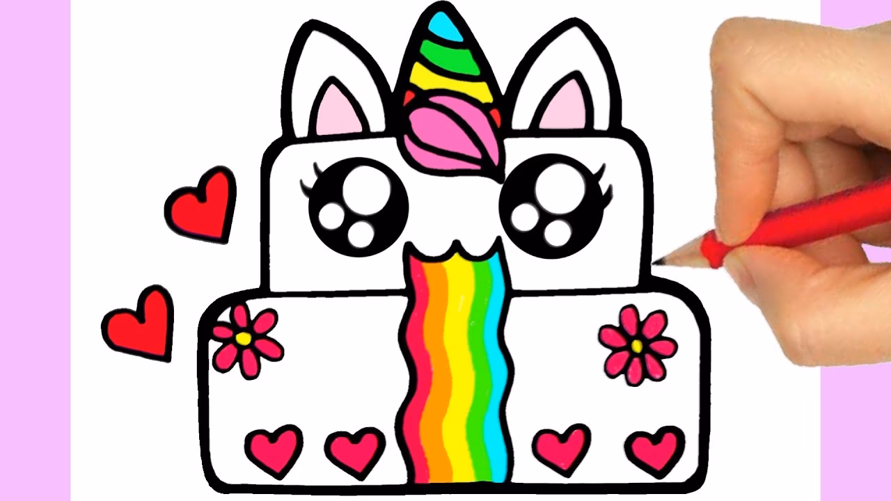 ¿Qué es un dibujo de unicornio bebé?