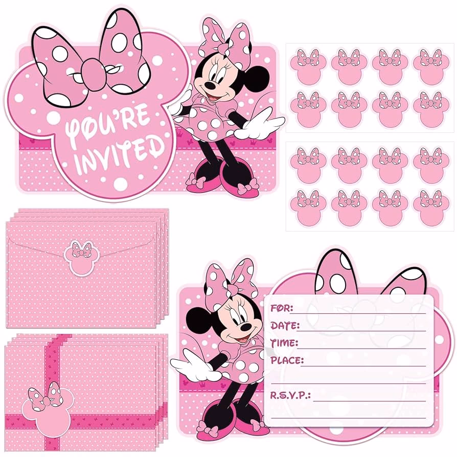 ¿Cómo se pueden crear invitaciones de cumpleaños de Minnie?