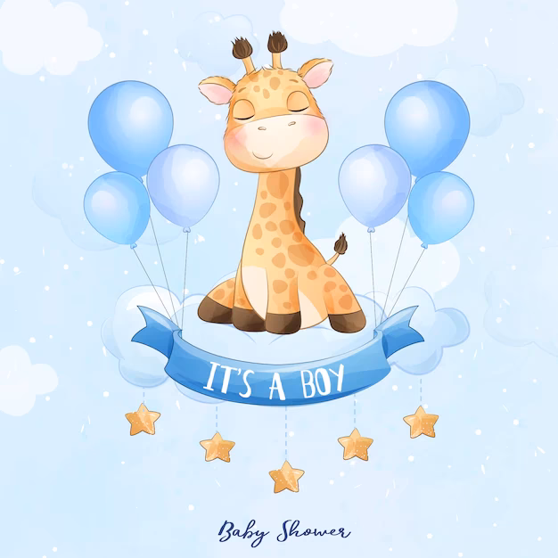 ¿Qué ofrece Pinterest para jirafas bebes animada?