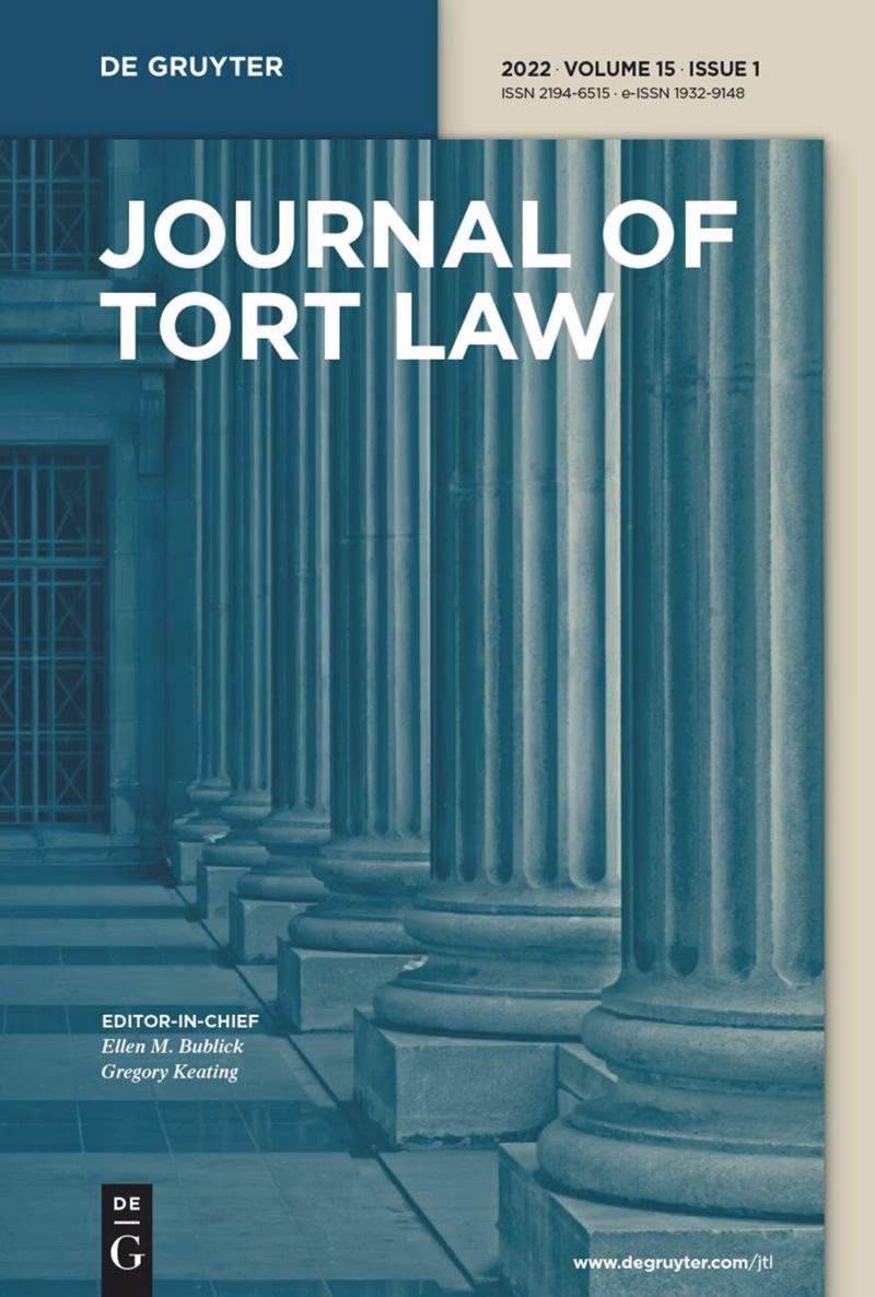 What services does Journal of tort law offer?