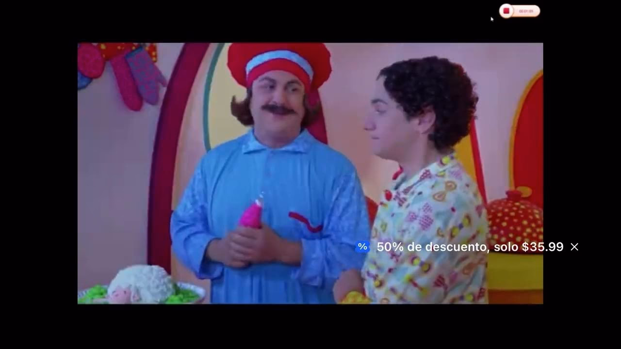 ¿Cuántas veces el niño empuja al cumpleañero a su pastel?