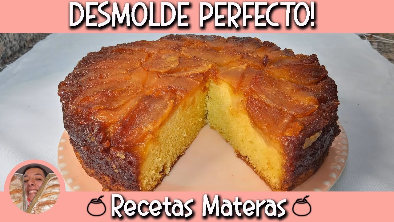 ¿Qué se necesita para hacer una tarta de manzana invertida?