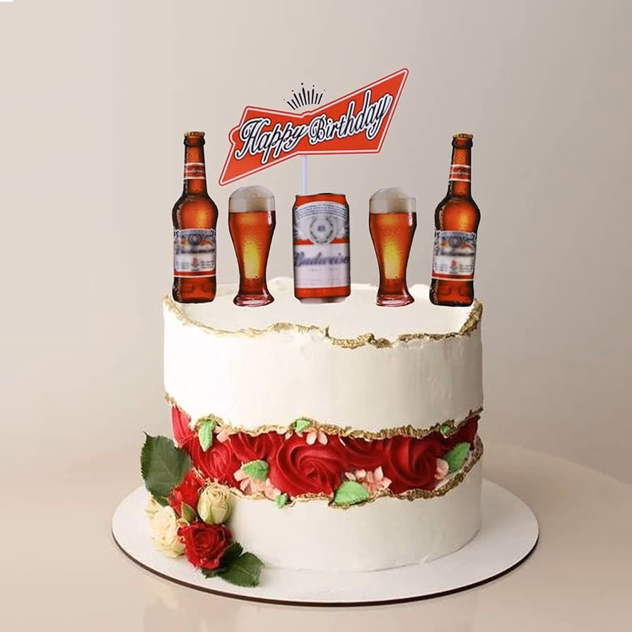 ¿Qué elementos decorativos tiene la cerveza?