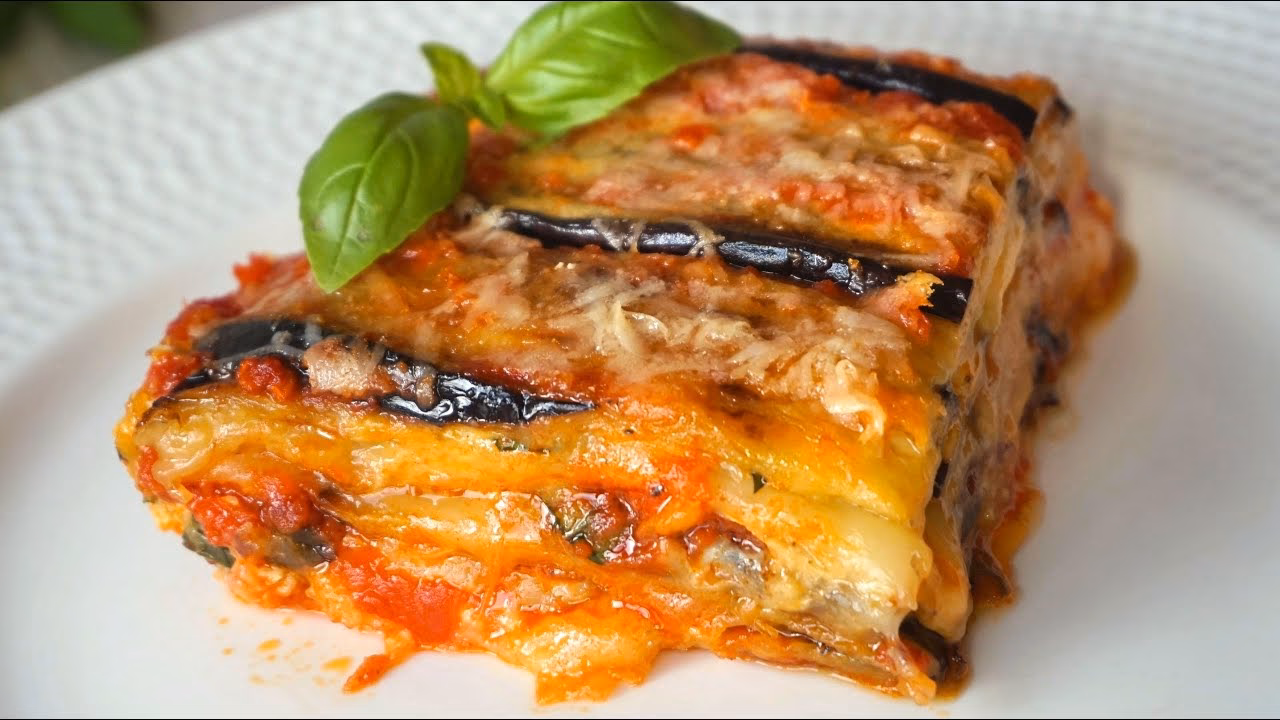 ¿Cómo hacer una lasaña de berenjena?