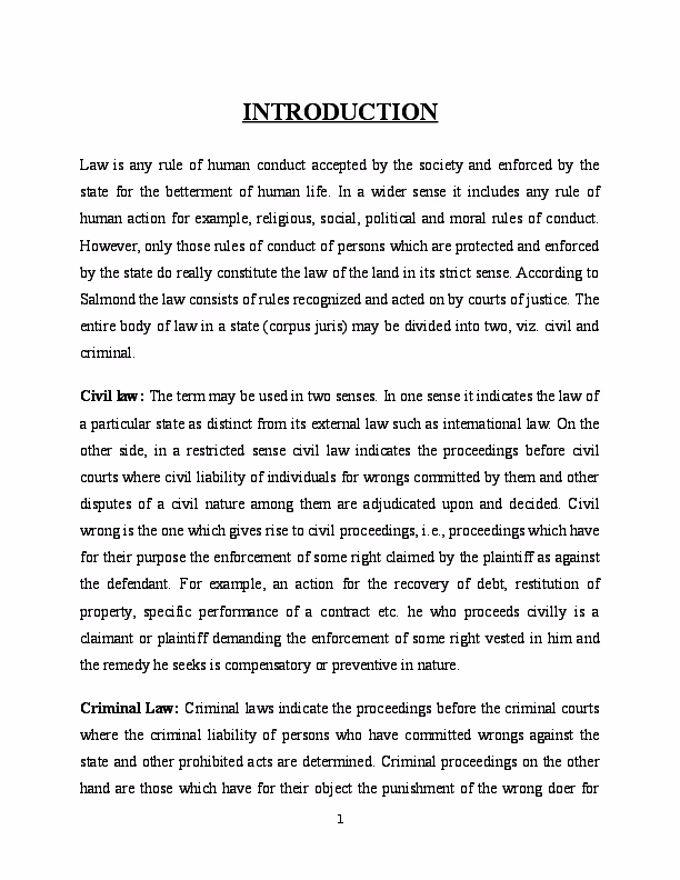 What is a tort if a person is wronged?