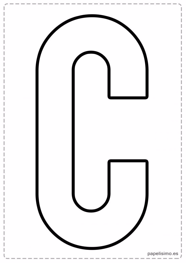 ¿Qué es la letra C para imprimir?