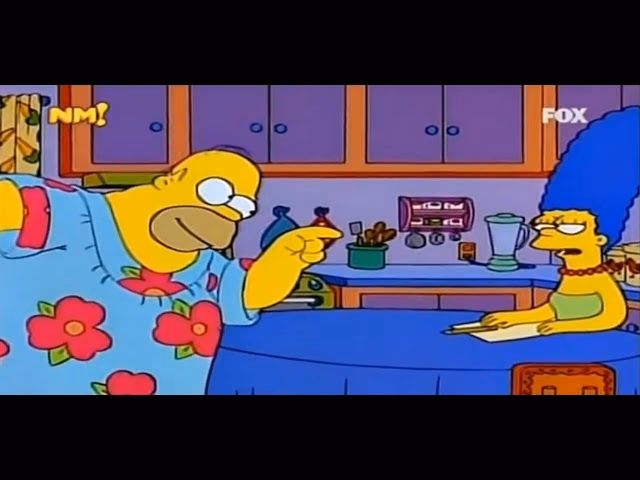 ¿Qué pasa al final de la letra Homero?