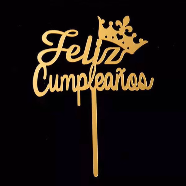 ¿Qué formato tienen las letras de Feliz cumpleaños?