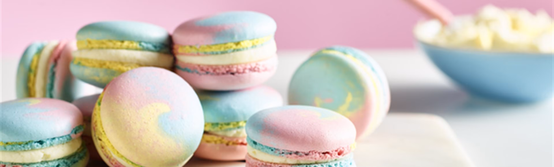 ¿Cuáles son los colores de los macarons?