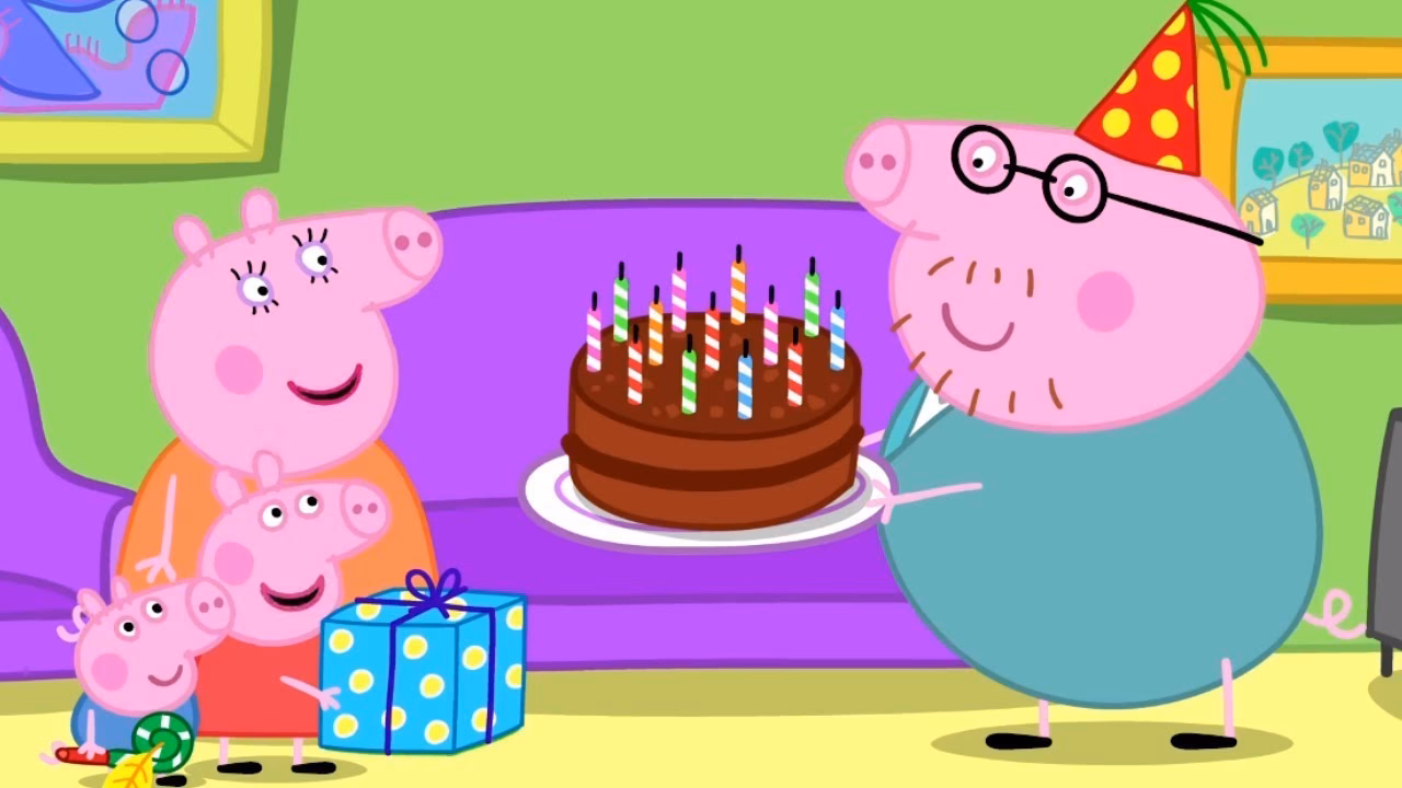 ¿Qué edad tienen Papá Pig y Mamá Pig?