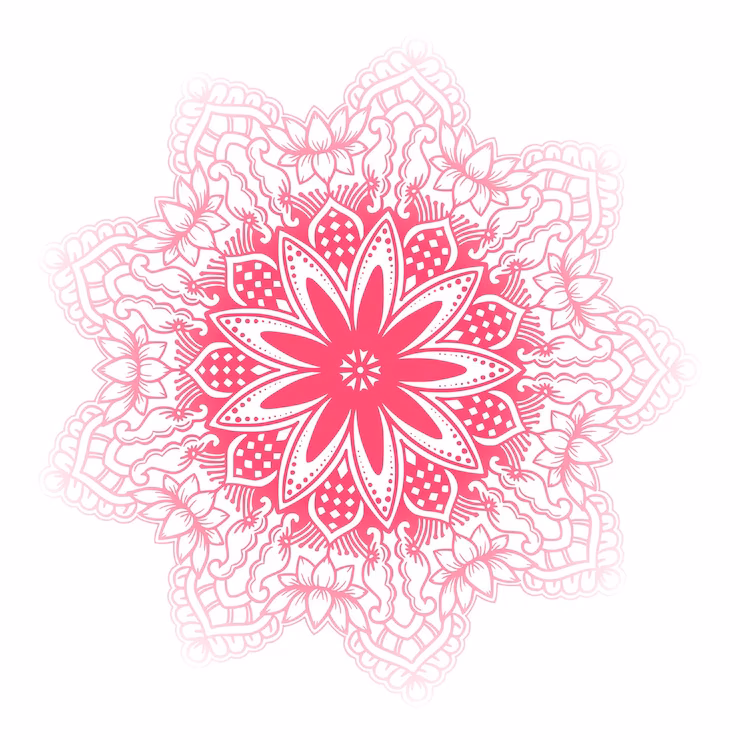 ¿Qué significan los mándalas de color rosa?