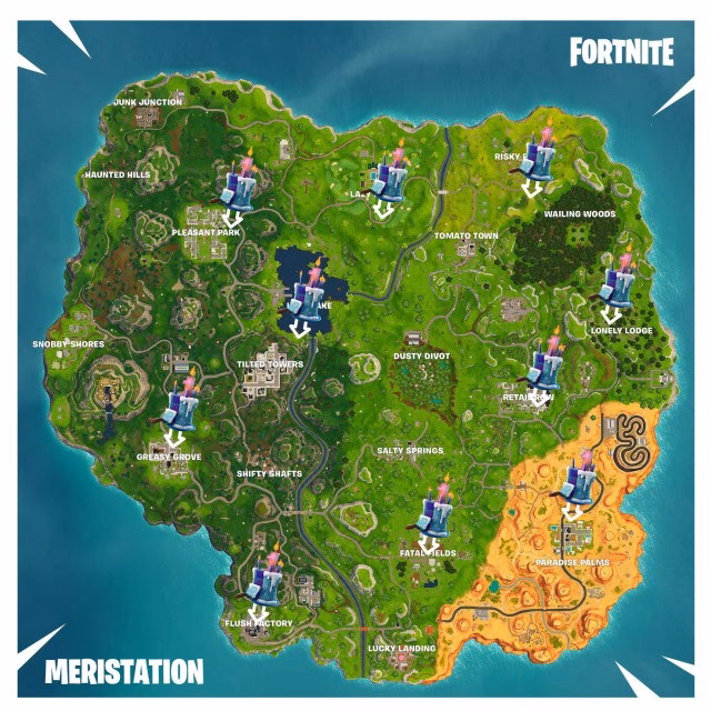 ¿Qué cambios sufrió el mapa de Fortnite?