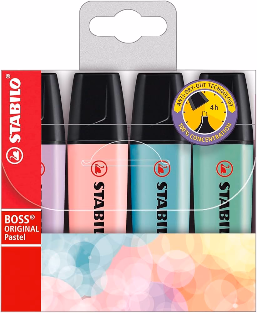 ¿Cuántos colores tiene el marcador Boss original?