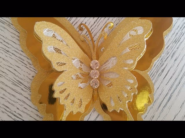¿Cómo hacer mariposas de cartulina?