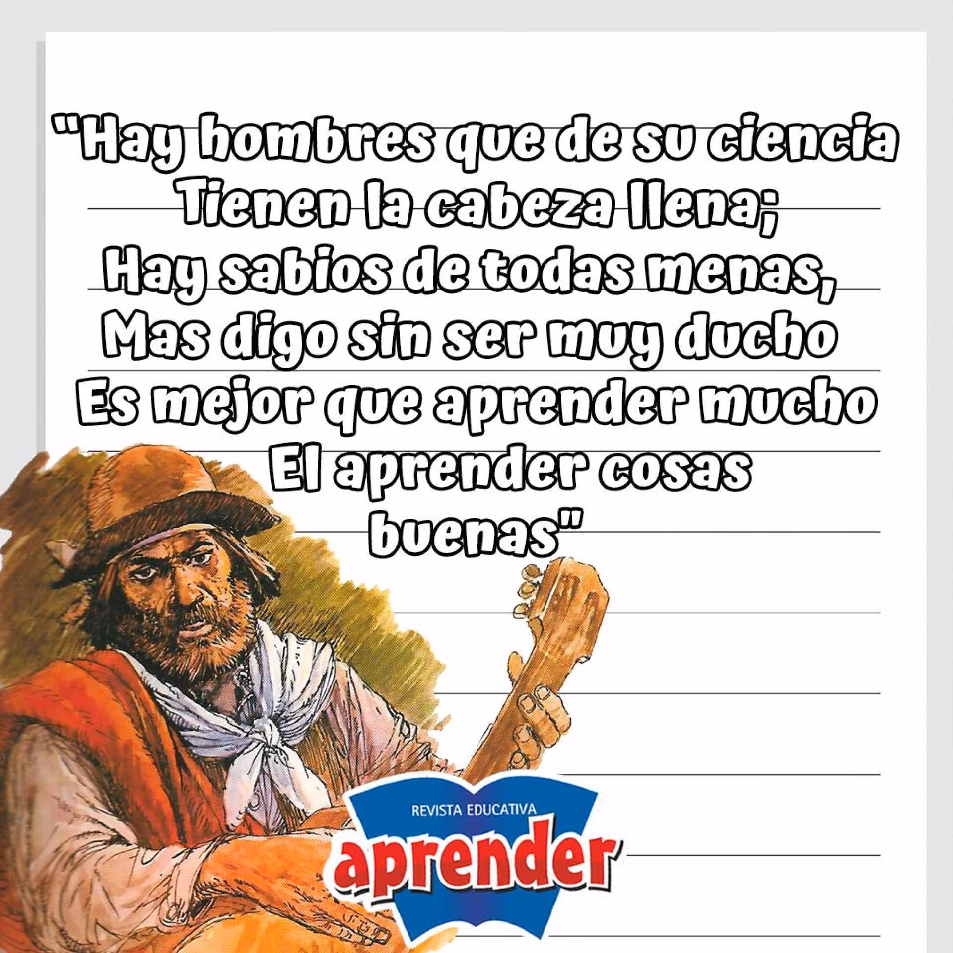 ¿Cuáles son las frases célebres del Martín Fierro?