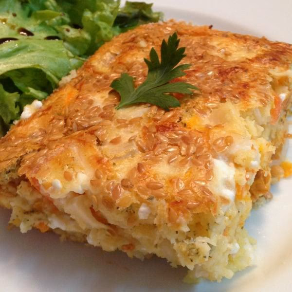 Como fazer torta salgada com farinha de arroz?