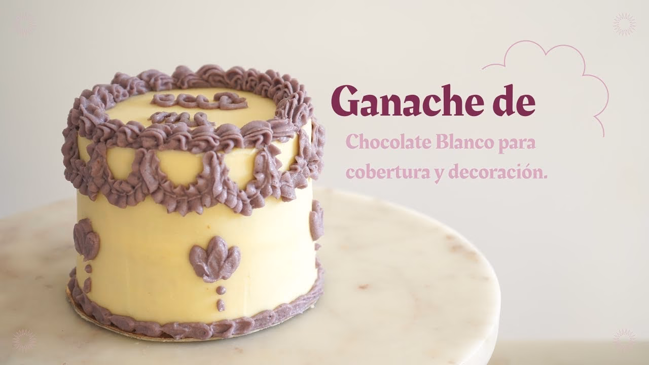 ¿Cómo se prepara la cobertura de chocolate blanco para tartas?