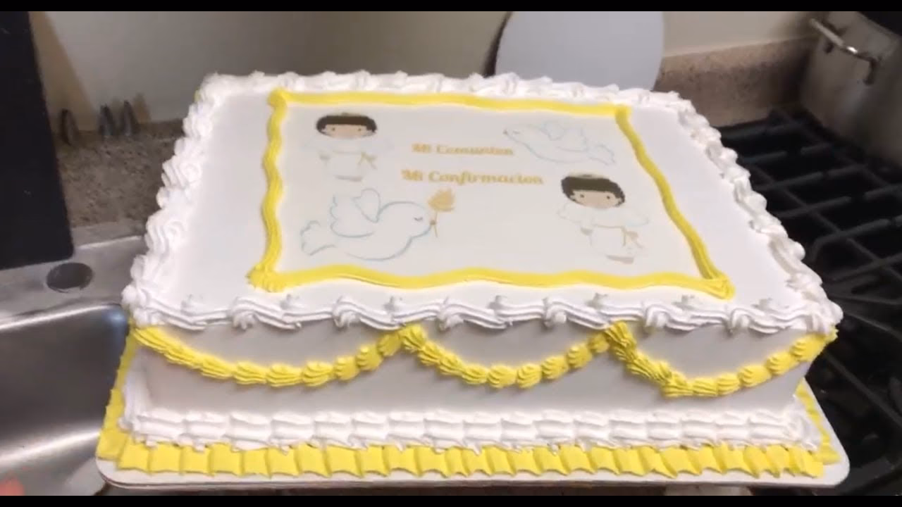 ¿Cómo decorar una torta de confirmación?