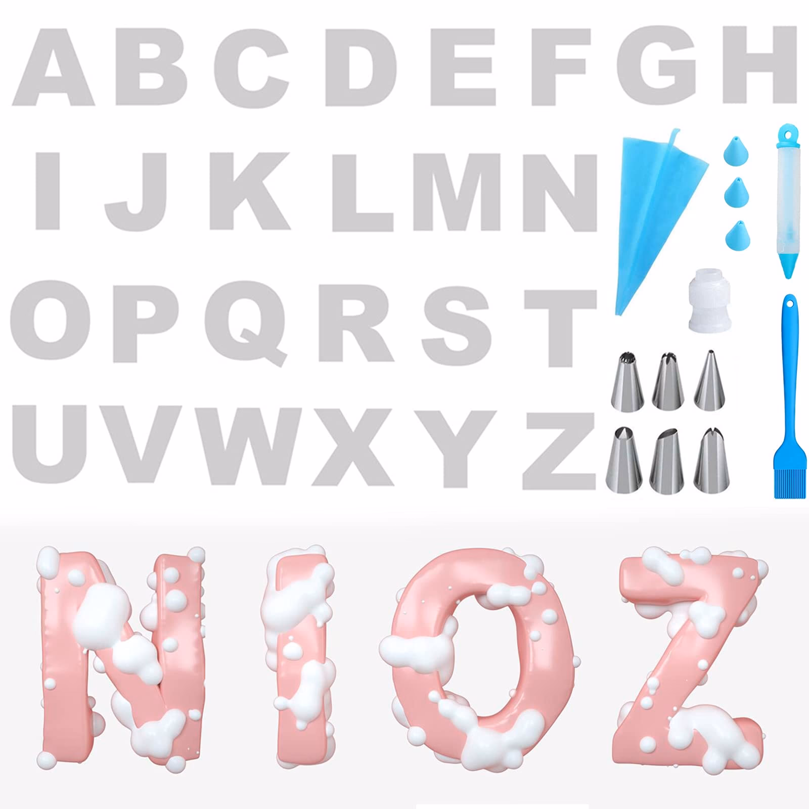 ¿Qué tamaño tienen los moldes de letras a para colorear?