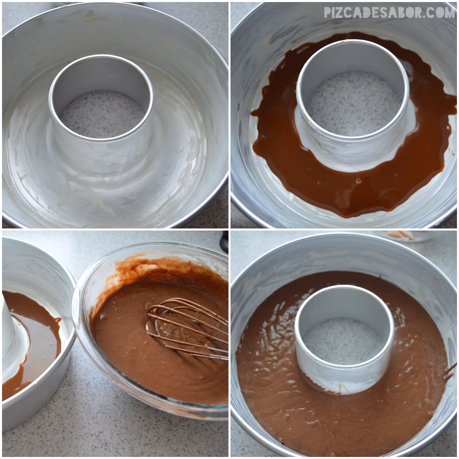 ¿Cómo se mezclan las capas de pastel?