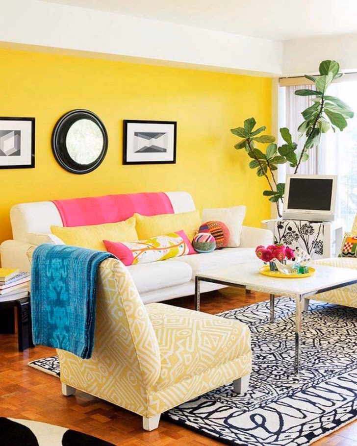 ¿Cómo decorar un espacio con amarillo?