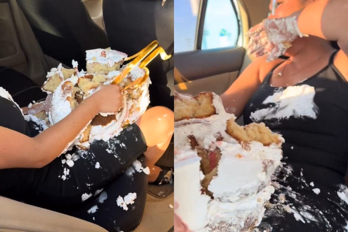 ¿Qué le pasó a una joven que le ha lanzado una torta en la cara?